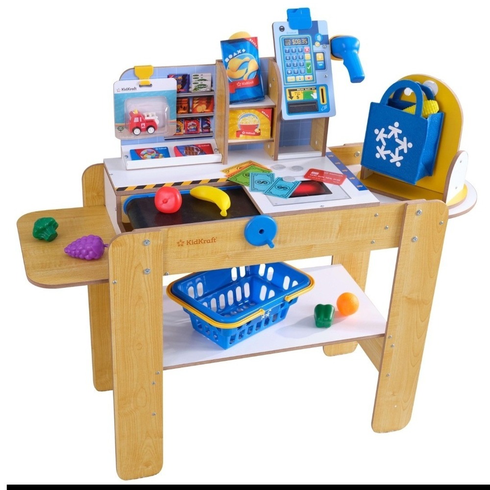 KidKraft Grocery Store Self-Checkout Center Wooden Play Set 20258 New Open Box